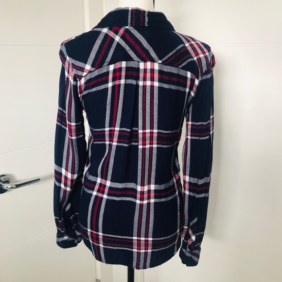 Rails Hunter Red/White/Blue Flannel - Picture 2 of 5